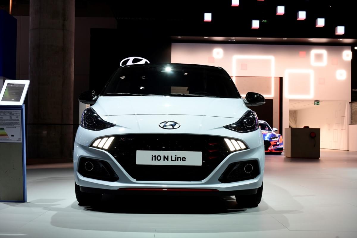 Мировая премьера новой модели i10 N Line на Франкфуртском автосалоне 2019 |  Новости Hyundai